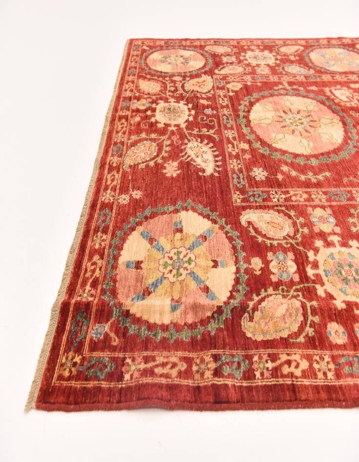 Detail image of 5' 9 x 8' 2  Hand Knotted Ariana Ziegler Oriental Rug