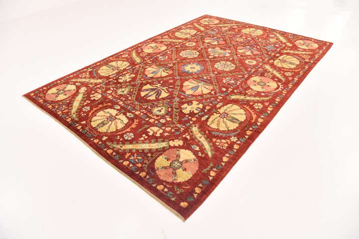 6' 8 x 10' 2 Hand Knotted Ariana Ziegler Oriental Rug