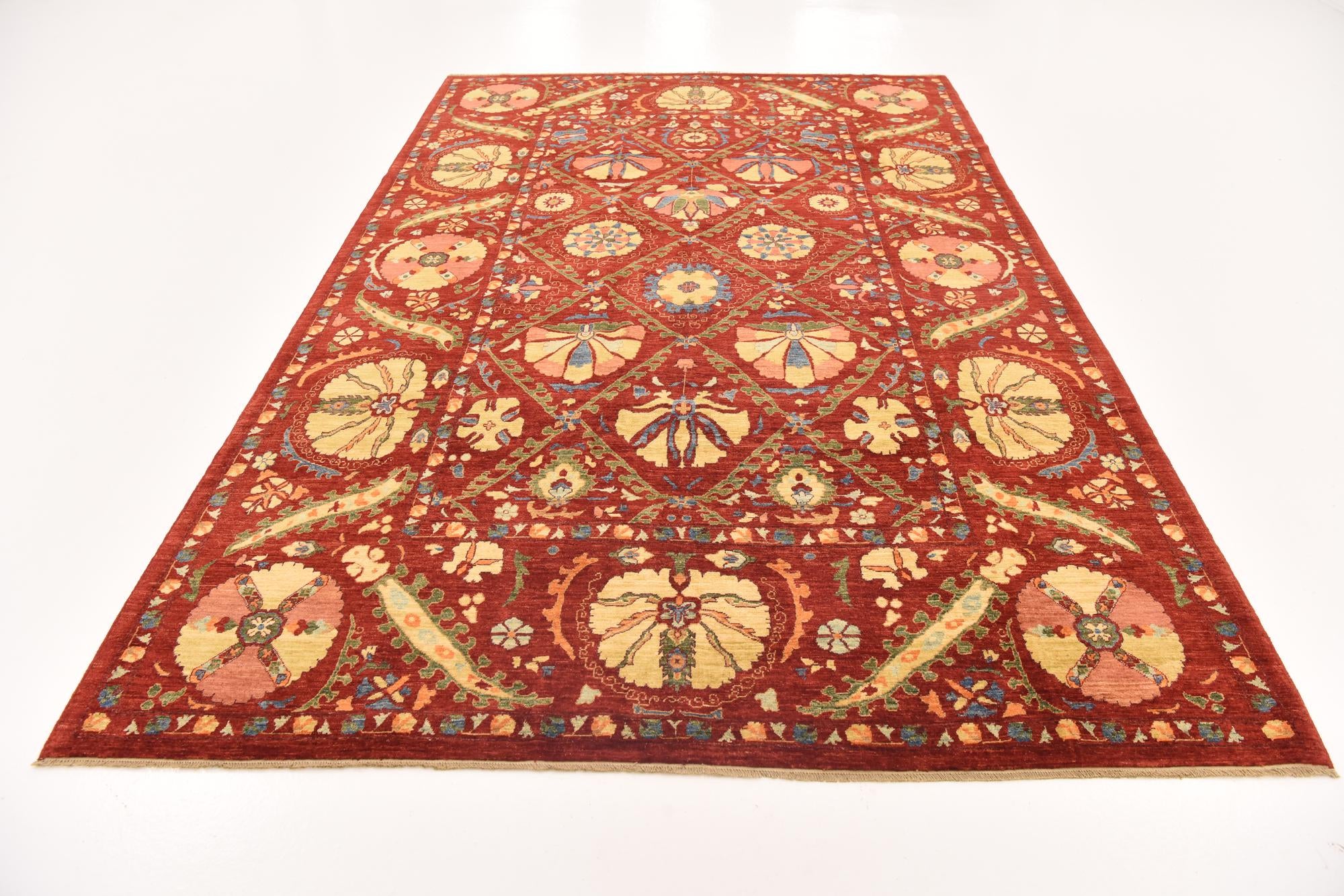 6' 8 x 10' 2 Hand Knotted Ariana Ziegler Oriental Rug