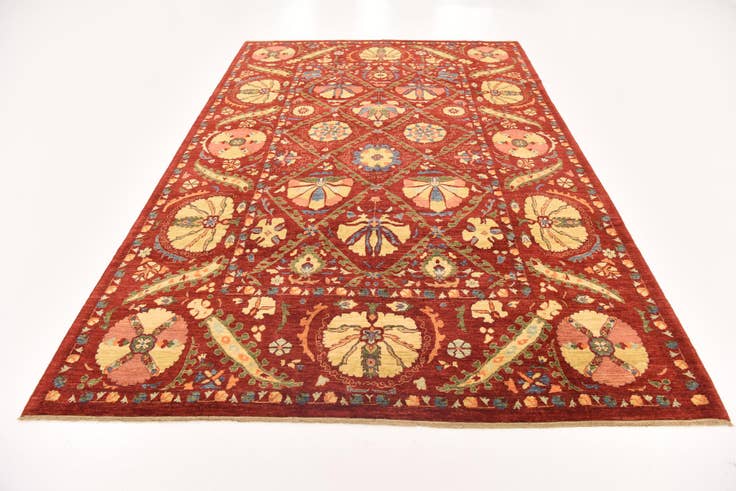 Detail image of 205cm x 310cm Hand Knotted Ariana Ziegler Oriental Rug