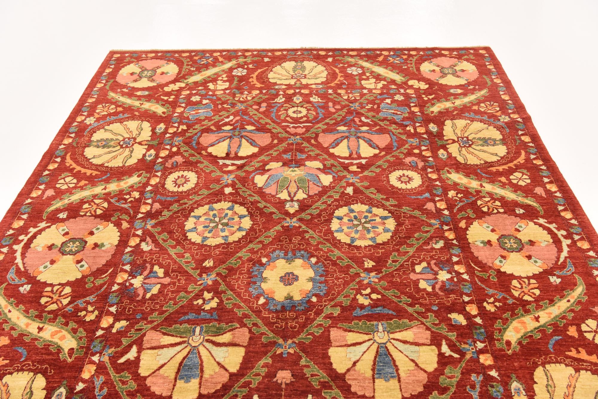 6' 8 x 10' 2 Hand Knotted Ariana Ziegler Oriental Rug