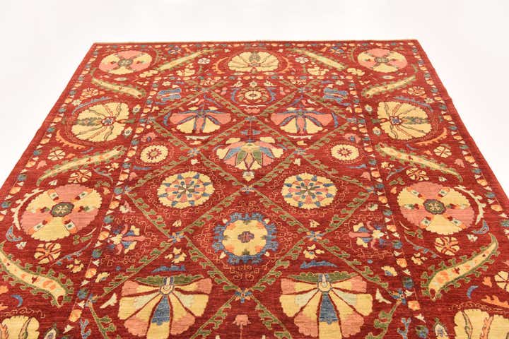 6' 8 x 10' 2 Hand Knotted Ariana Ziegler Oriental Rug