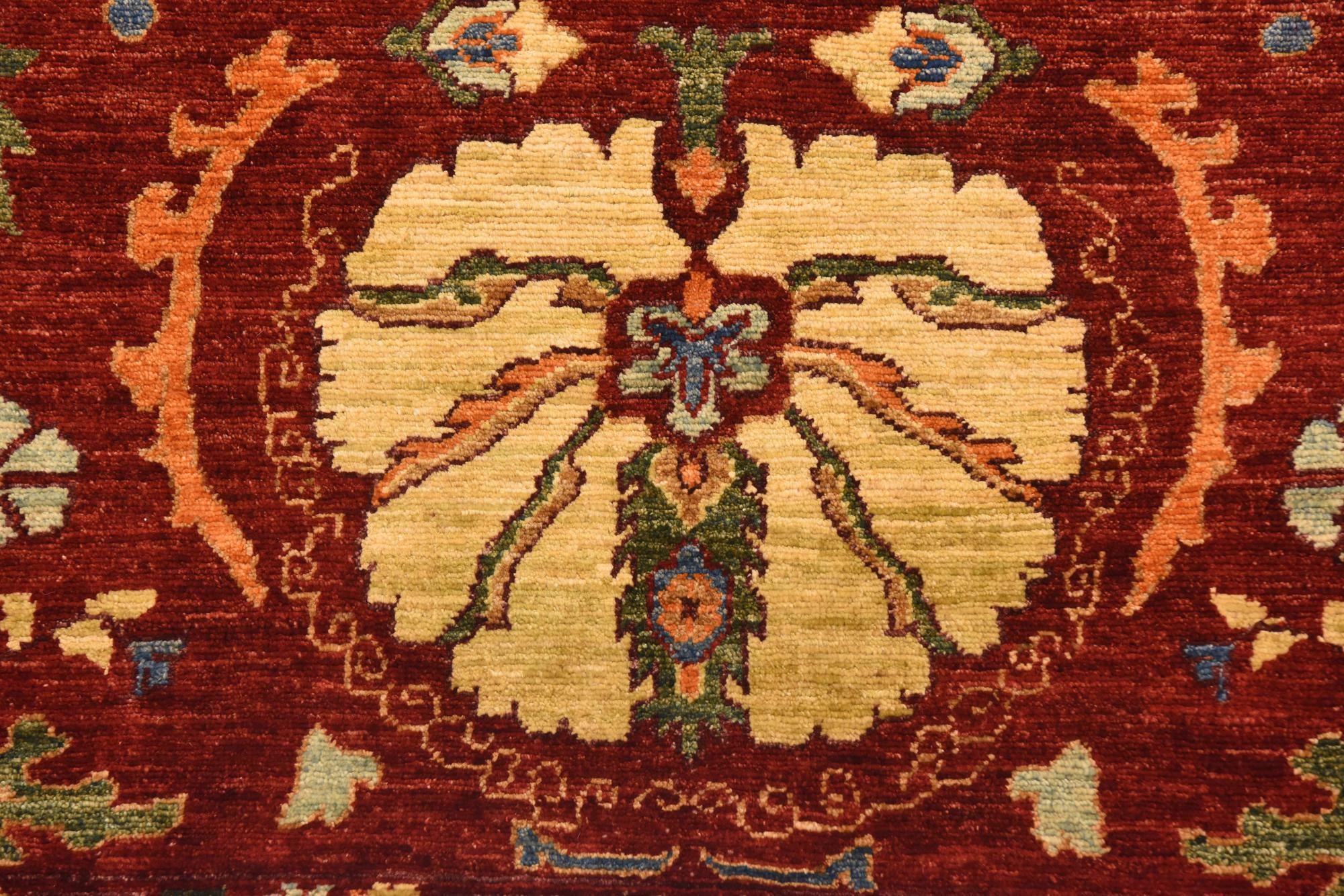 6' 8 x 10' 2 Hand Knotted Ariana Ziegler Oriental Rug