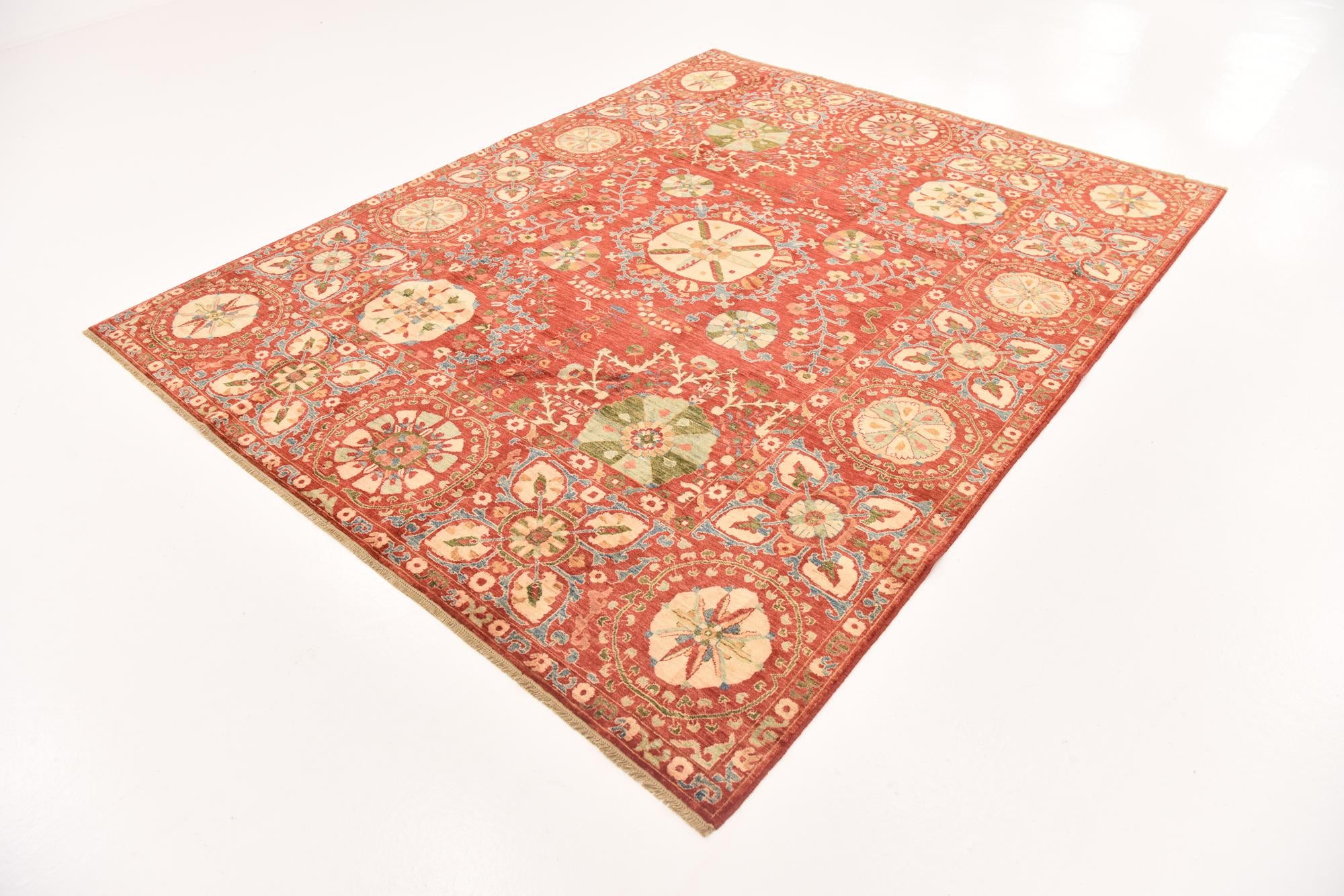 6' 8 x 8' 5 Hand Knotted Ariana Ziegler Oriental Rug