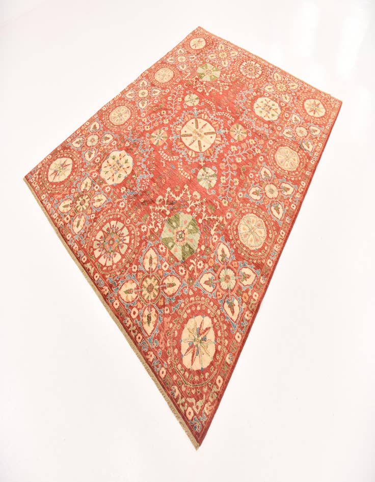 Detail image of 6' 8 x 8' 5  Hand Knotted Ariana Ziegler Oriental Rug