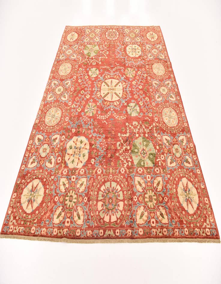 Detail image of 6' 8 x 8' 5  Hand Knotted Ariana Ziegler Oriental Rug