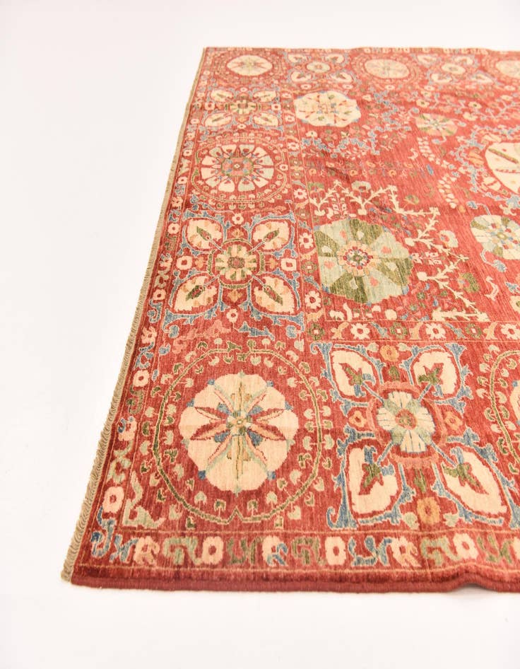 Detail image of 6' 8 x 8' 5  Hand Knotted Ariana Ziegler Oriental Rug