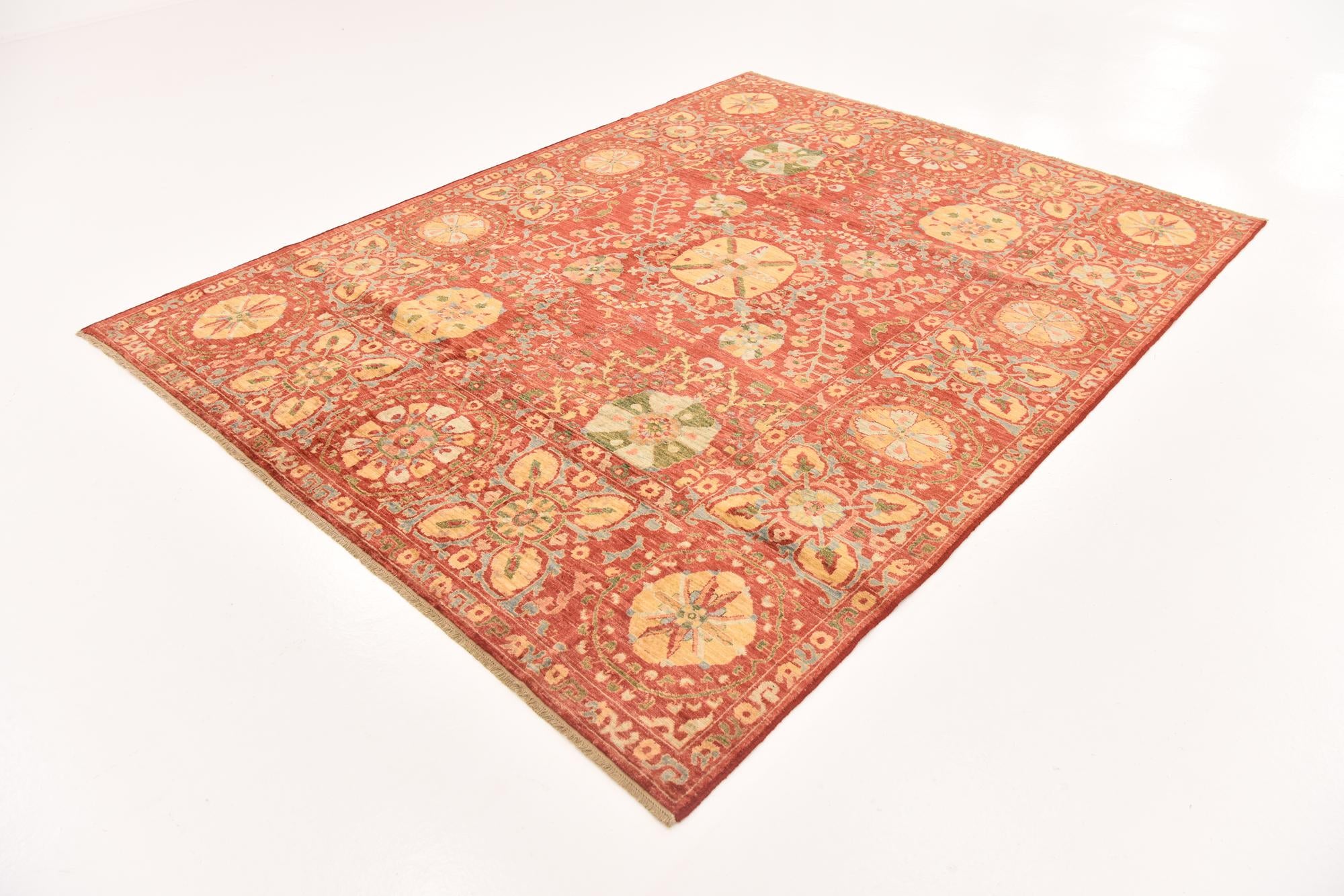 6' 7 x 8' 6 Hand Knotted Ariana Ziegler Oriental Rug