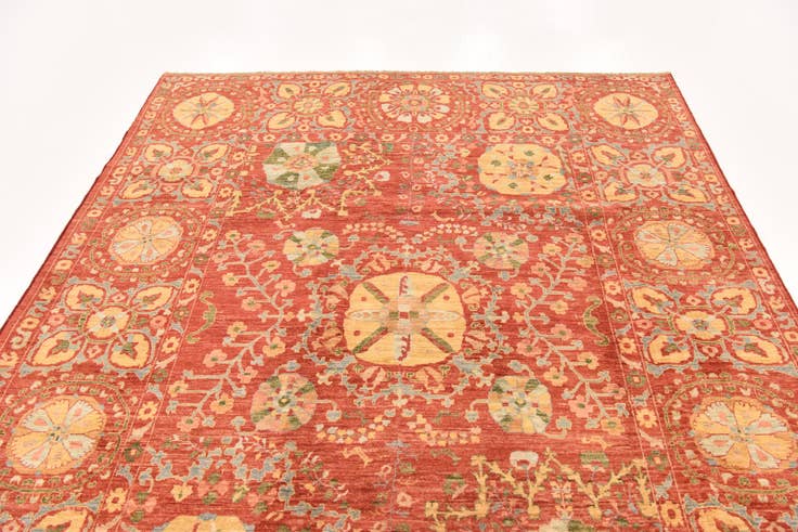 Detailansicht von 200cm x 260cm Handgeknüpft Ariana Ziegler Orientalisch Teppich