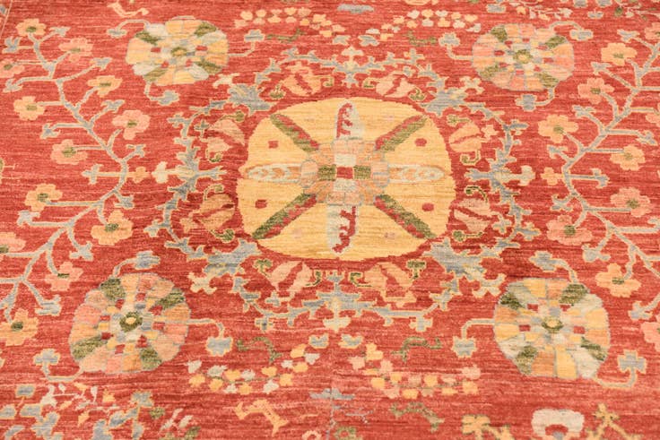 Detailansicht von 200cm x 260cm Handgeknüpft Ariana Ziegler Orientalisch Teppich