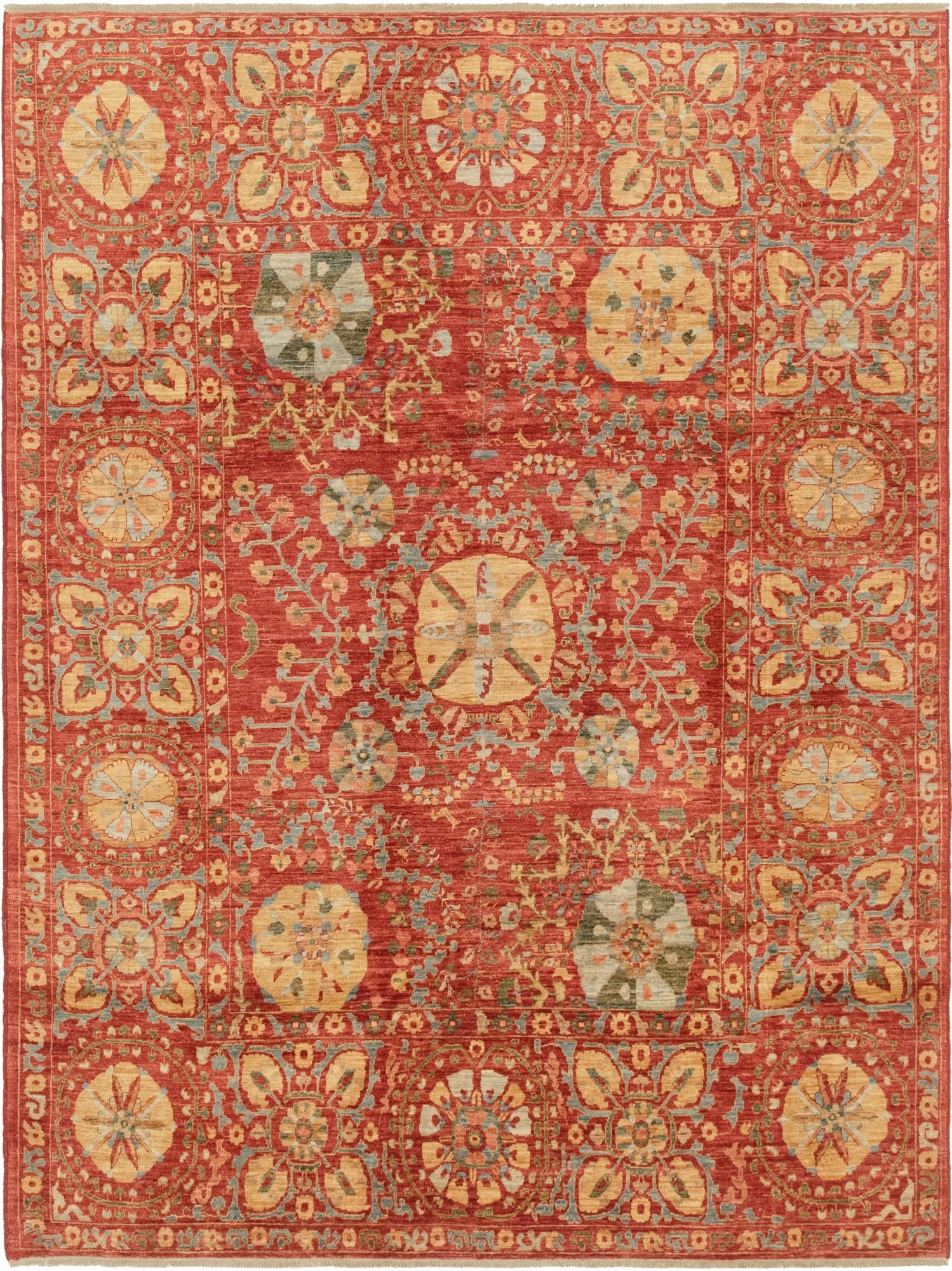 6' 7 x 8' 6 Hand Knotted Ariana Ziegler Oriental Rug