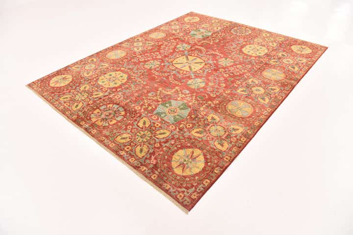 6' 7 x 8' 4 Hand Knotted Ariana Ziegler Oriental Rug