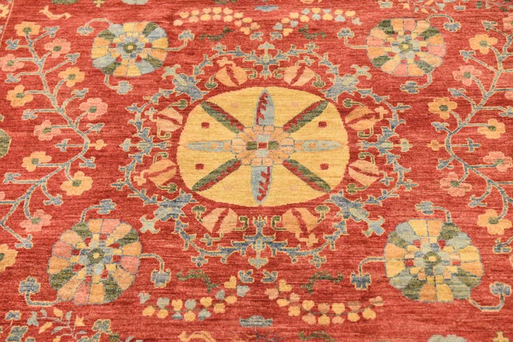Detail image of 6' 7 x 8' 4 Hand Knotted Ariana Ziegler Oriental Rug