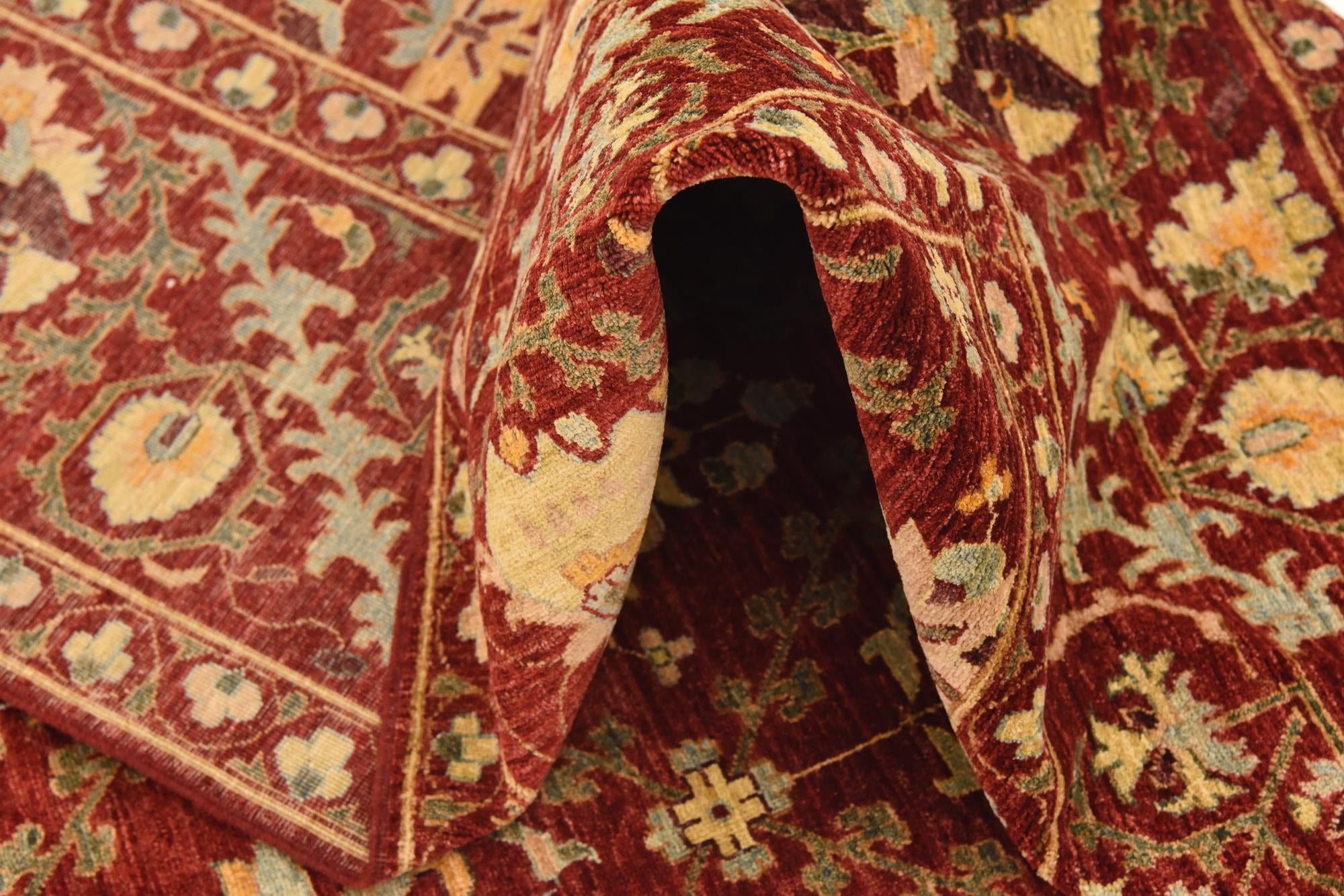 6' 7 x 8' 4 Hand Knotted Ariana Ziegler Oriental Rug