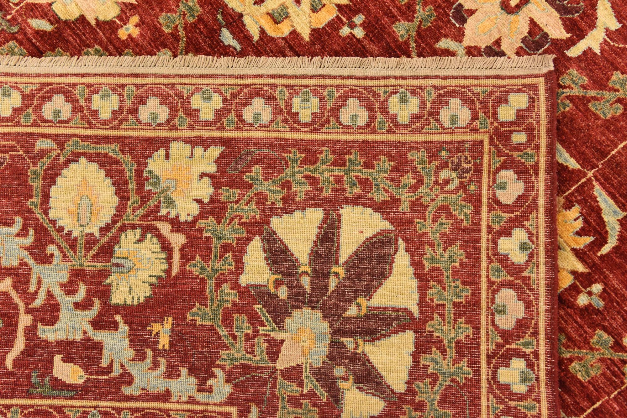 6' 7 x 8' 4 Hand Knotted Ariana Ziegler Oriental Rug