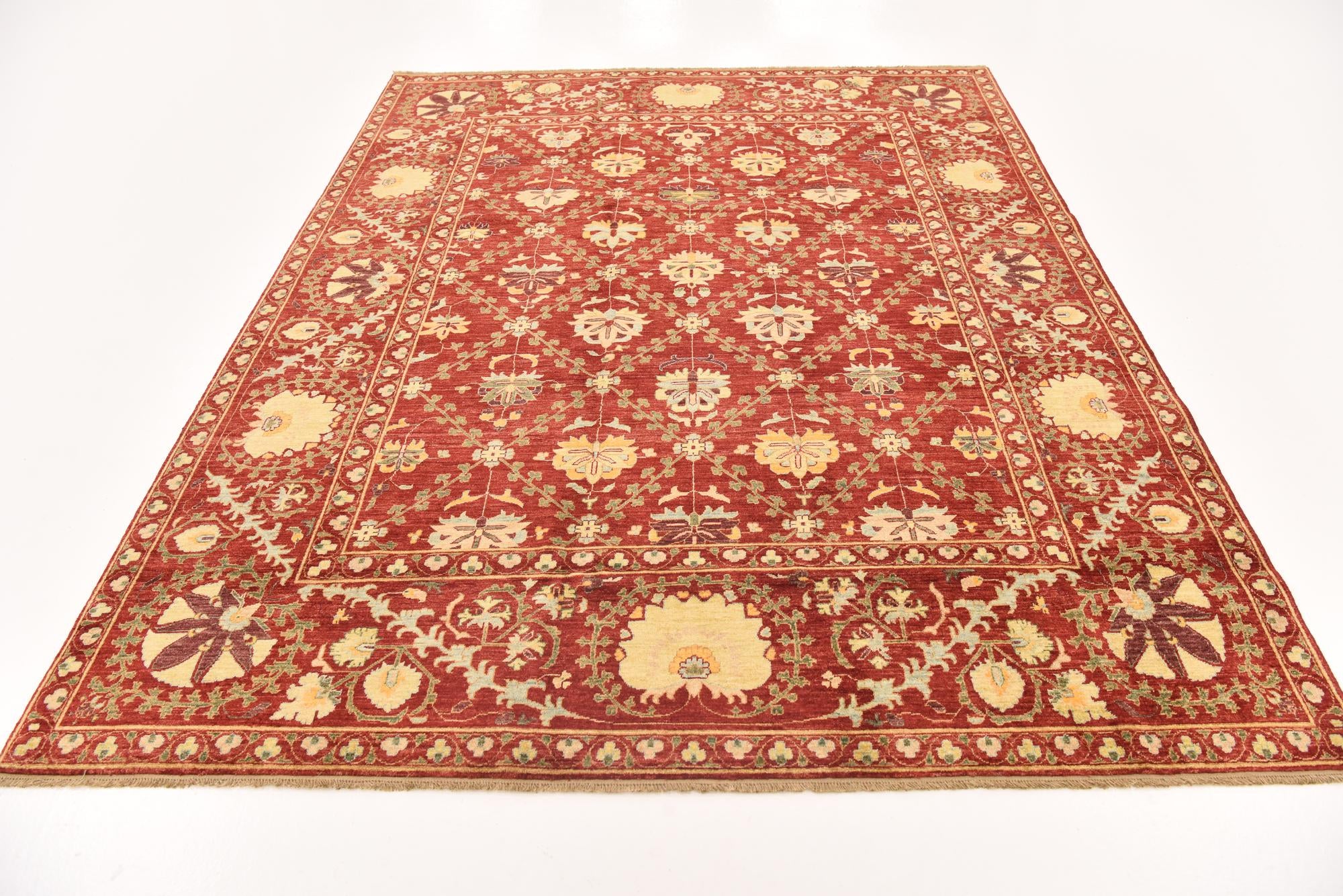 6' 7 x 8' 4 Hand Knotted Ariana Ziegler Oriental Rug
