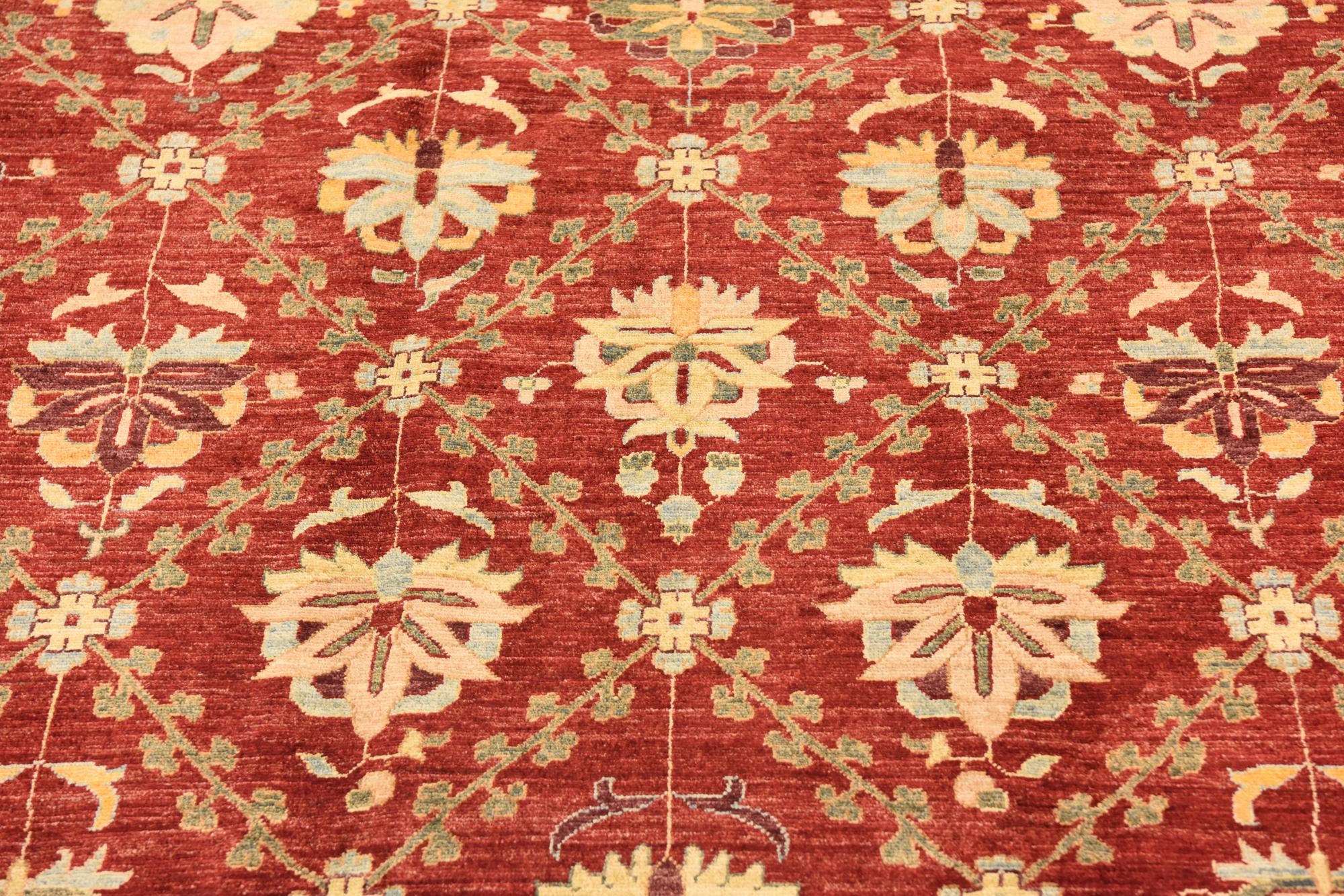 6' 7 x 8' 4 Hand Knotted Ariana Ziegler Oriental Rug