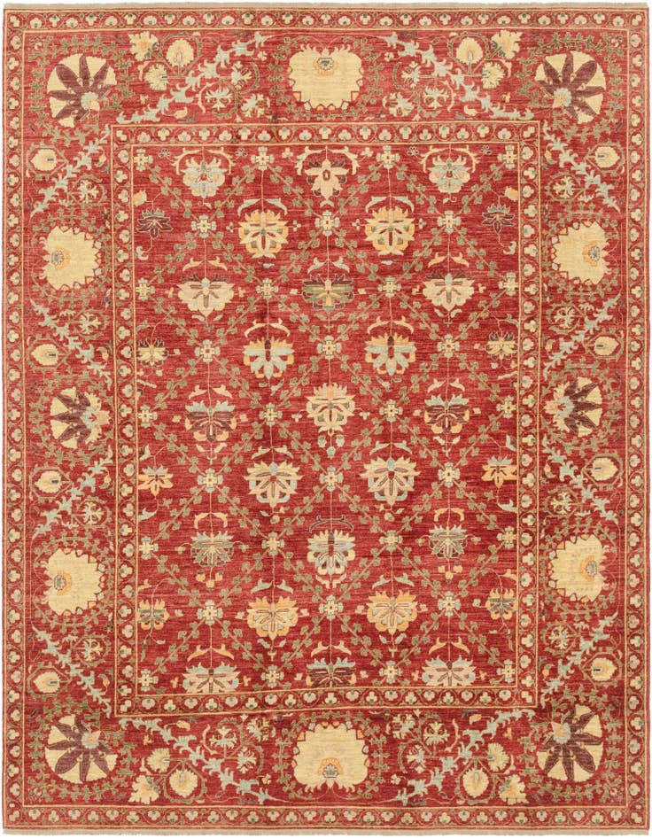 Detail image of 6' 7 x 8' 4 Hand Knotted Ariana Ziegler Oriental Rug
