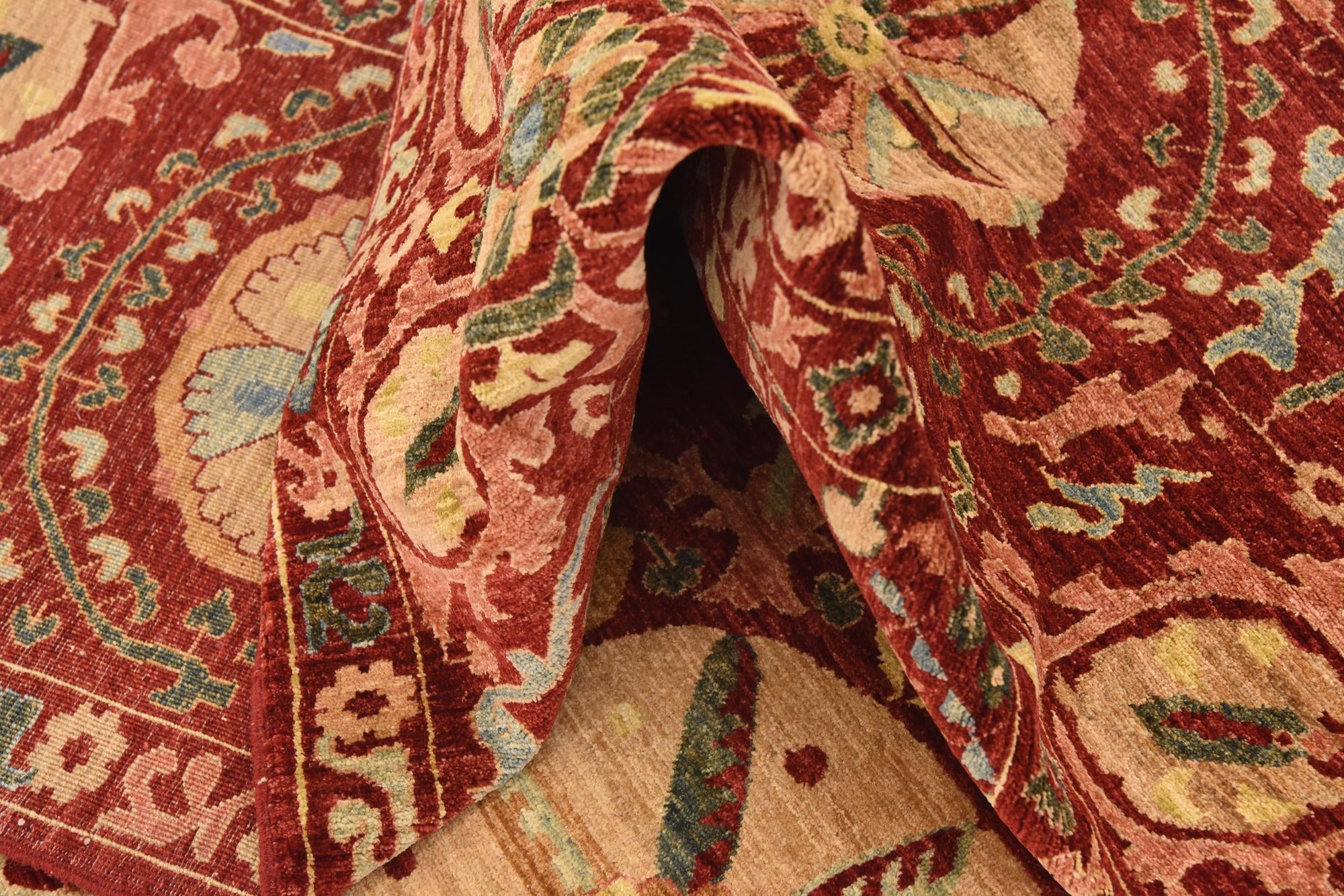 8' 7 x 10' 1 Hand Knotted Ariana Ziegler Oriental Rug