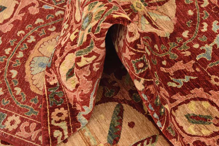 8' 7 x 10' 1 Hand Knotted Ariana Ziegler Oriental Rug