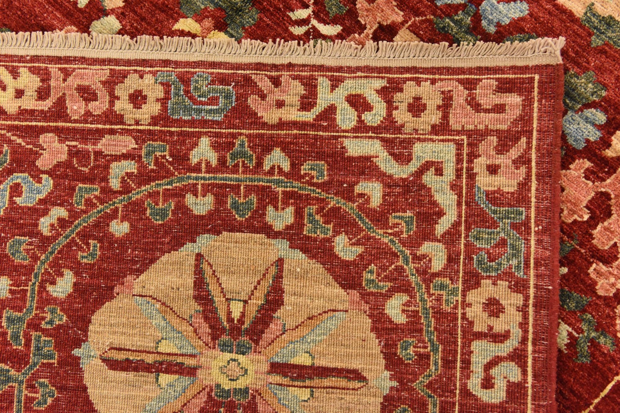 8' 7 x 10' 1 Hand Knotted Ariana Ziegler Oriental Rug
