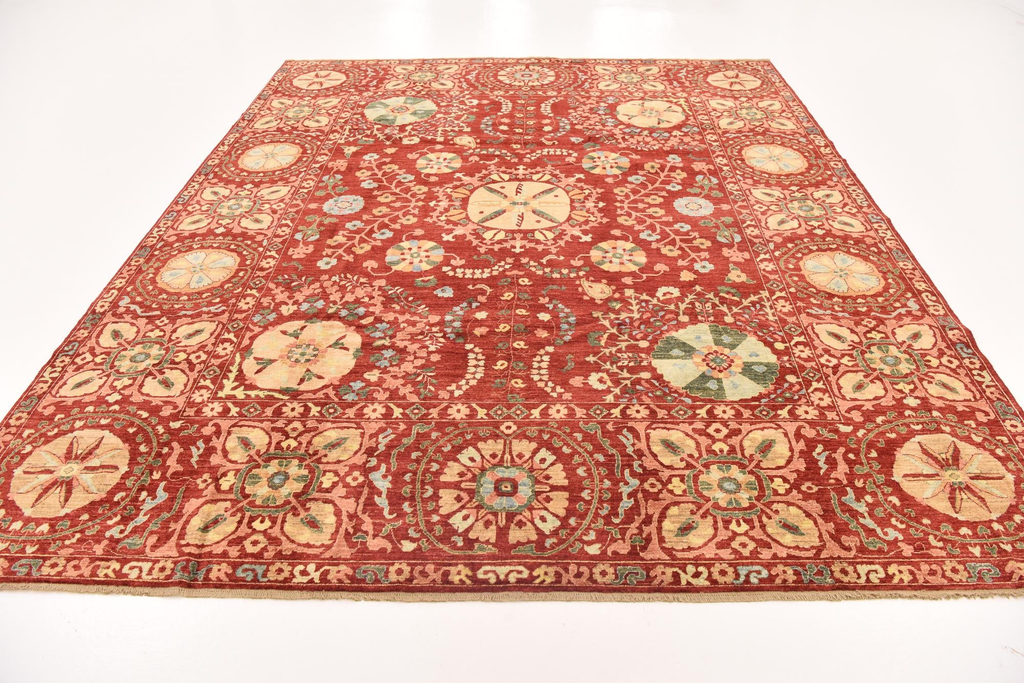8' 7 x 10' 1 Hand Knotted Ariana Ziegler Oriental Rug