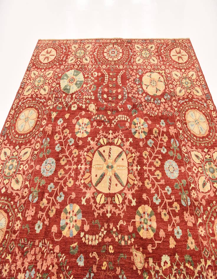 Detail image of 8' 7 x 10' 1  Hand Knotted Ariana Ziegler Oriental Rug