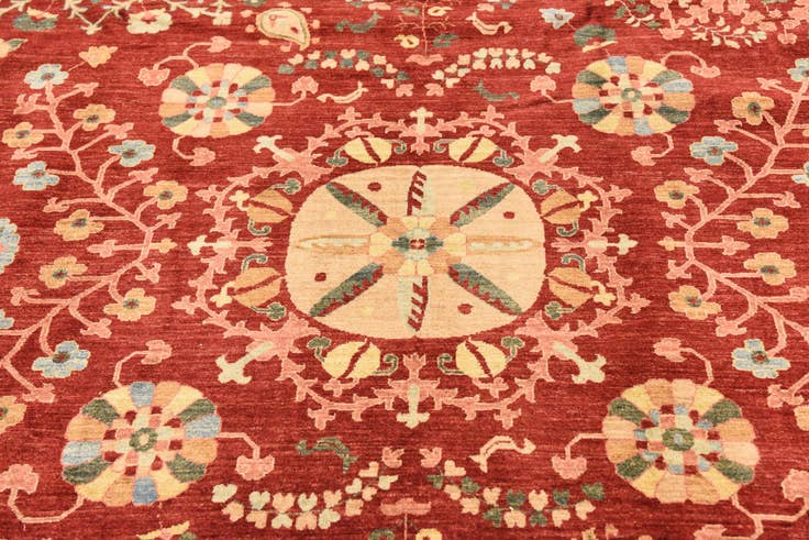 Detail image of 8' 7 x 10' 1 Hand Knotted Ariana Ziegler Oriental Rug