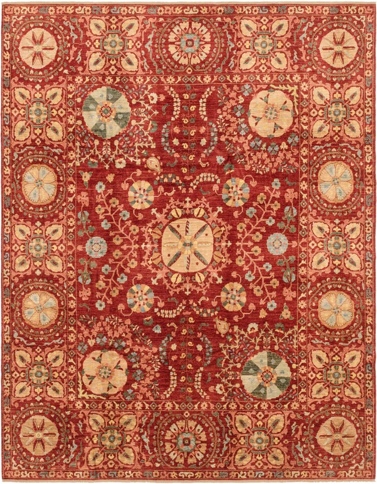 Detail image of 8' 7 x 10' 1 Hand Knotted Ariana Ziegler Oriental Rug