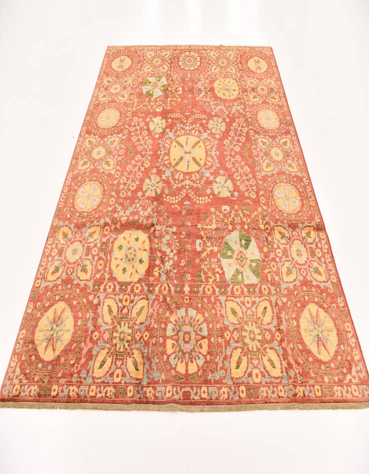 Detail image of 6' 8 x 8' 7  Hand Knotted Ariana Ziegler Oriental Rug