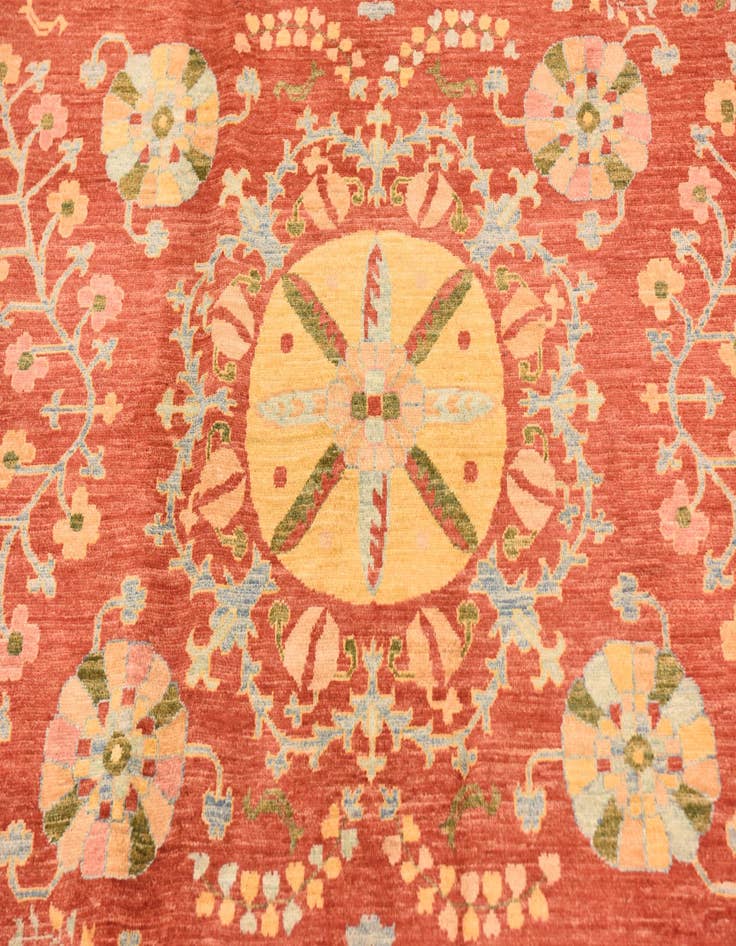 Detail image of 6' 8 x 8' 7  Hand Knotted Ariana Ziegler Oriental Rug