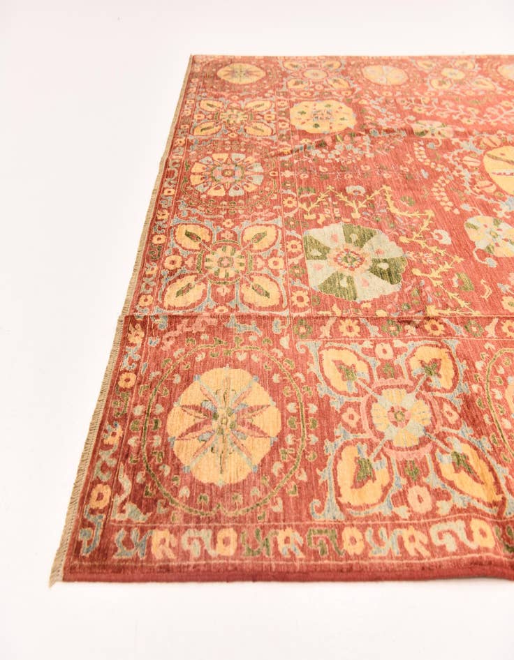 Detail image of 6' 8 x 8' 7  Hand Knotted Ariana Ziegler Oriental Rug