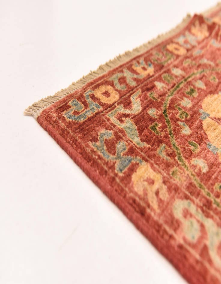 Detail image of 6' 8 x 8' 7  Hand Knotted Ariana Ziegler Oriental Rug