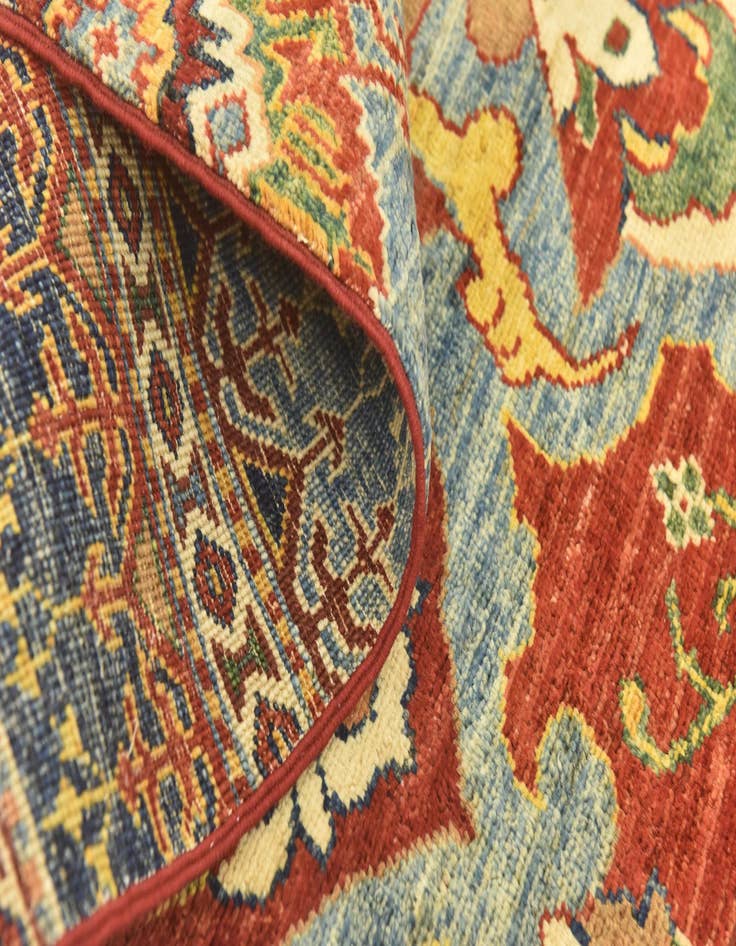 Detail image of 5' 1 x 7'  Hand Knotted Ariana Ziegler Rug