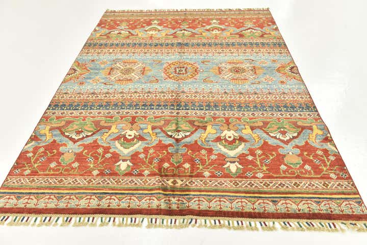 5' 1 x 7' Hand Knotted Ariana Ziegler Rug