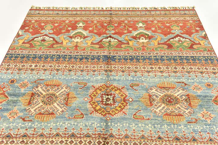 5' 1 x 7' Hand Knotted Ariana Ziegler Rug