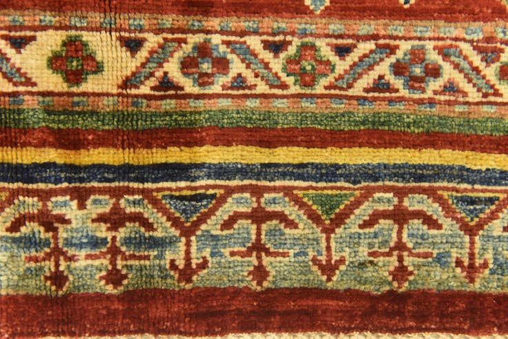 Detail image of 5' 1 x 7' Hand Knotted Ariana Ziegler Rug
