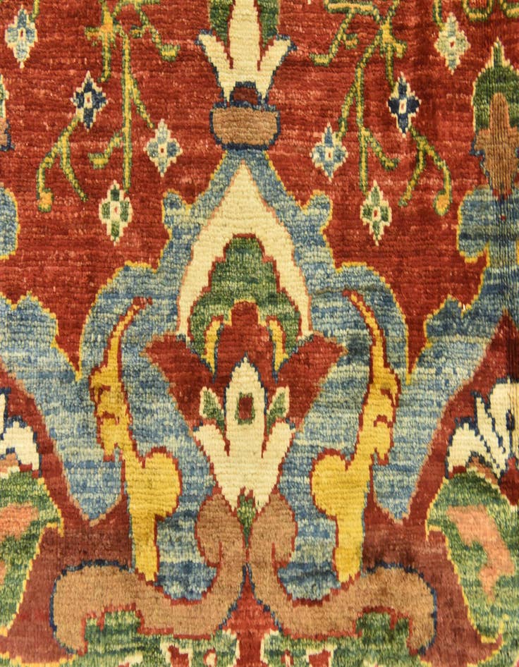 Detail image of 5' 1 x 7'  Hand Knotted Ariana Ziegler Rug