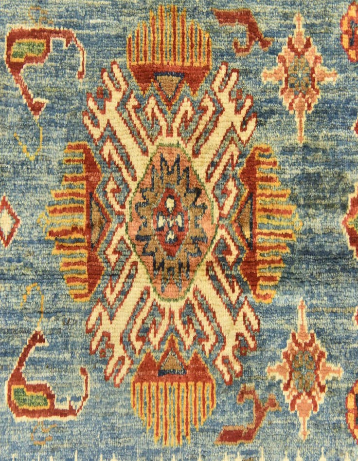 Detail image of 5' 1 x 7'  Hand Knotted Ariana Ziegler Rug