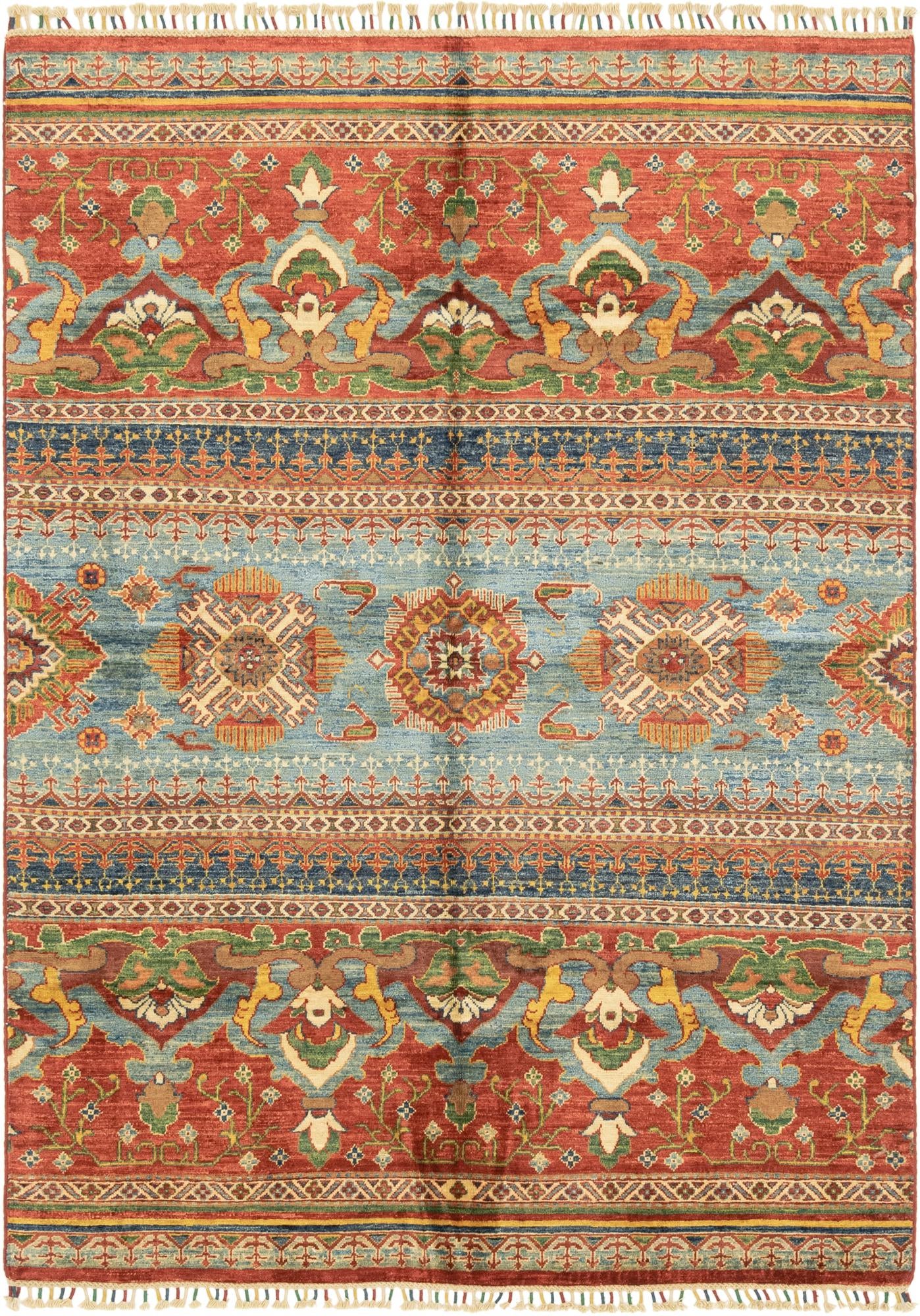 5' 1 x 7' Hand Knotted Ariana Ziegler Rug