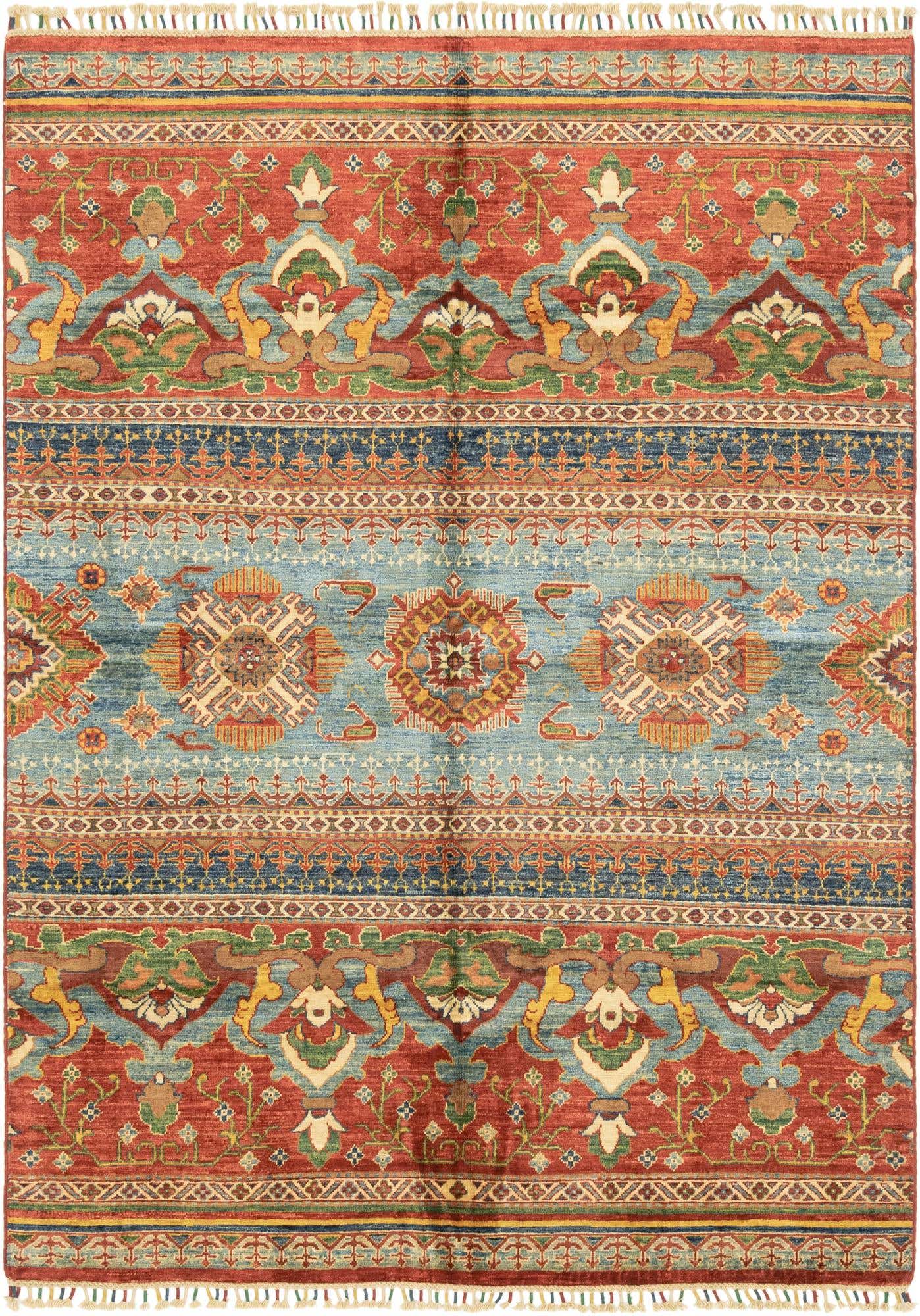 5' 1 x 7' Hand Knotted Ariana Ziegler Rug