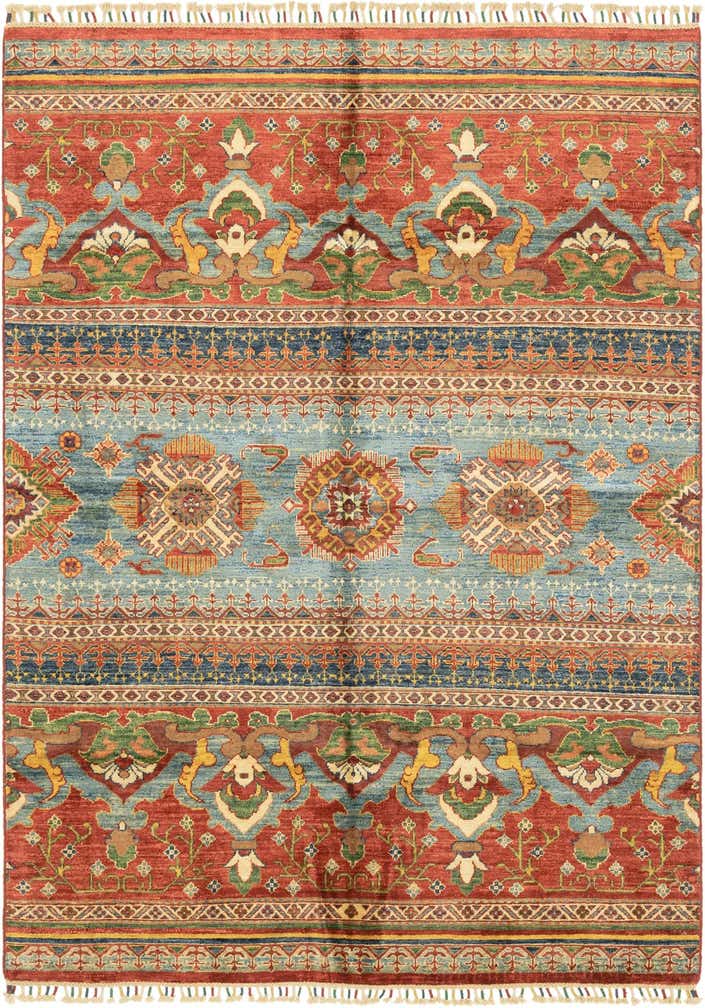 5' 1 x 7' Hand Knotted Ariana Ziegler Rug