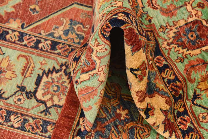 7' 3 x 9' 11 Hand Knotted Ariana Ziegler Oriental Rug