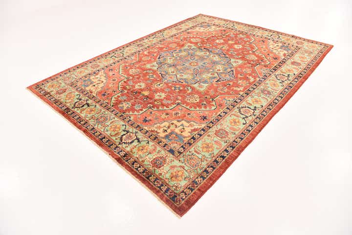 7' 3 x 9' 11 Hand Knotted Ariana Ziegler Oriental Rug
