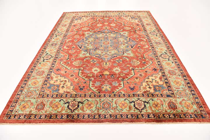 7' 3 x 9' 11 Hand Knotted Ariana Ziegler Oriental Rug