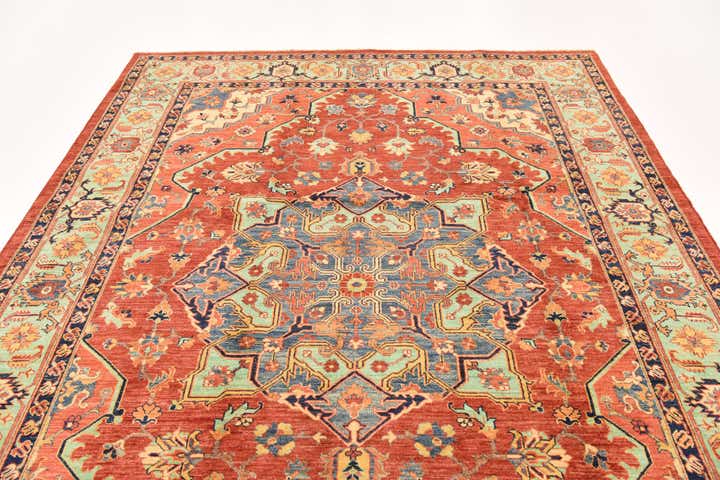 7' 3 x 9' 11 Hand Knotted Ariana Ziegler Oriental Rug