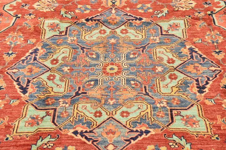 7' 3 x 9' 11 Hand Knotted Ariana Ziegler Oriental Rug