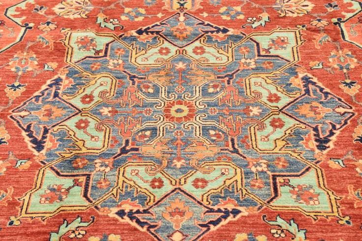 Detail image of 7' 3 x 9' 11 Hand Knotted Ariana Ziegler Oriental Rug