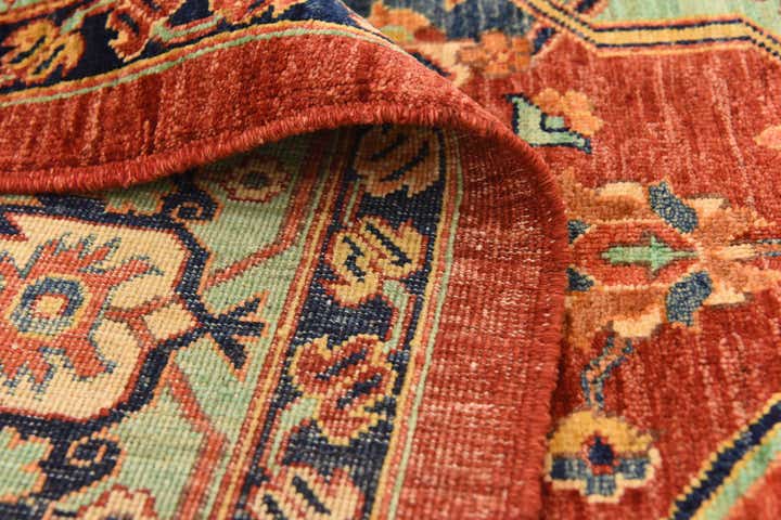 7' 3 x 9' 11 Hand Knotted Ariana Ziegler Oriental Rug