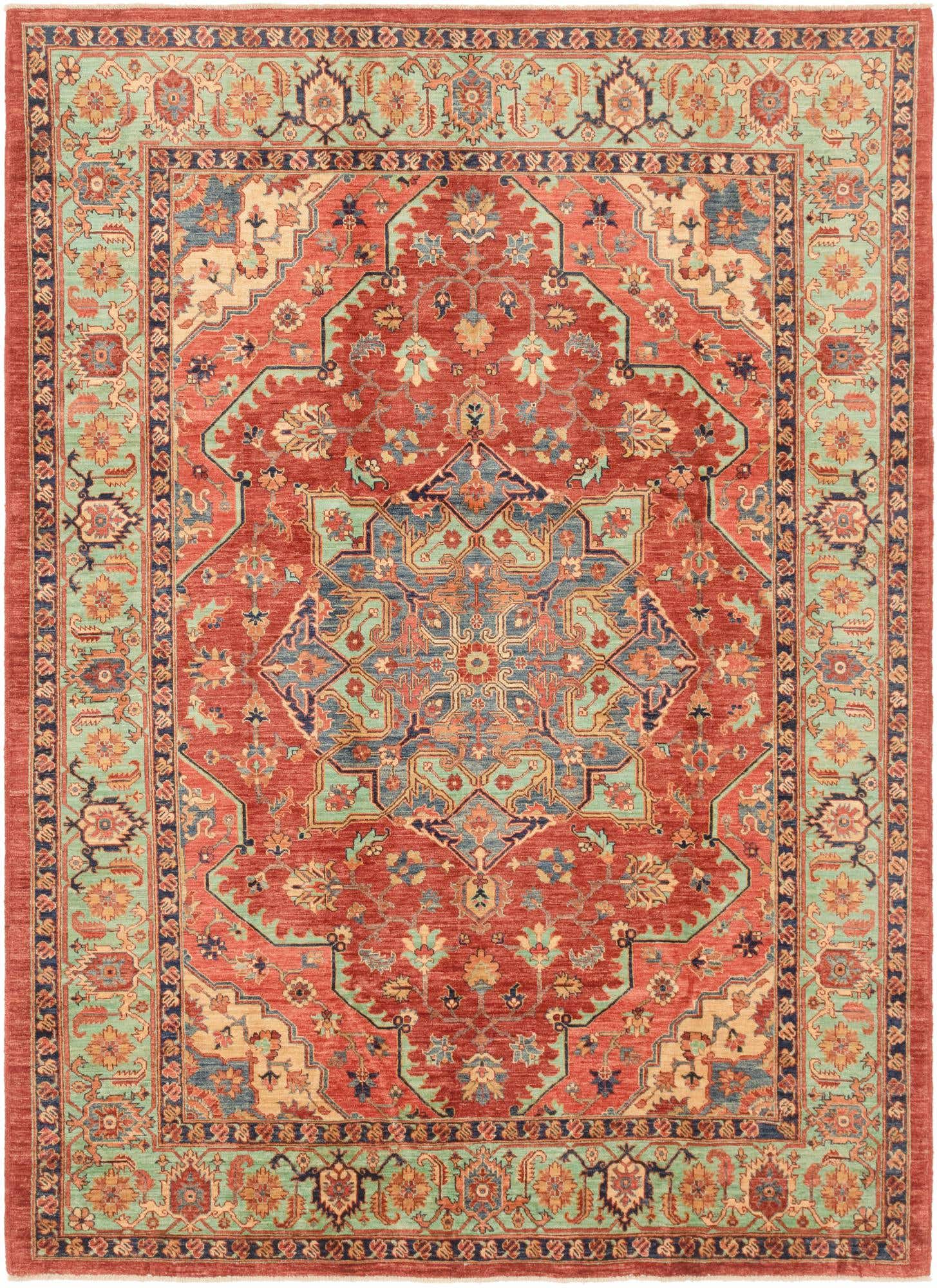 7' 3 x 9' 11 Hand Knotted Ariana Ziegler Oriental Rug
